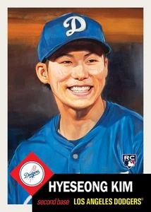 Topps MLB® Living Set® Card #853 ⚾️ Hyeseong Kim RC ⚾️ Los Angeles Dodgers - Picture 1 of 2