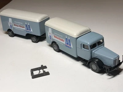 8 INCH 1954 Büssing 8000S Articulated Truck Brekina 1/87 H0 Plastic Mint Loose - Image 1 of 4
