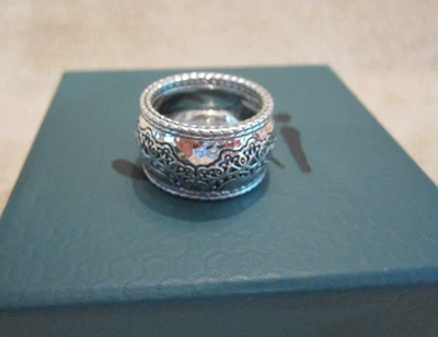 Anillo John Hardy JAI Veneciano Encaje Plata Esterlina Banda Talla 7 QVC NUEVO EN CAJA Foto 1 de 4