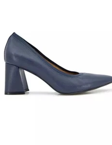 Gentle Souls Dionne mehrlagiger gepolsterter Pumps Leder marineblau Größe 7,5 M neu 135 $ - Bild 1 von 17