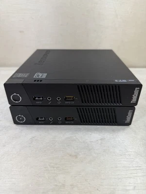 Lenovo ThinkCentre M93p & M93 Desktop i5-4570T 2.9GHz 8GB RAM 128GB SSD LOT OF 2 - Image 1 of 4