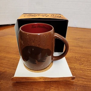 Tim Hortons Ltd Edition 2016 Canadian BEAVER Coffee Mug Cup New in Box w/Cork - Bild 1 von 13