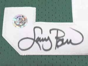 Signed Larry Bird 85-86 NBA Celtics Swingman Jersey M&N Hardwood Classics Green - Picture 1 of 8