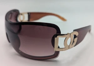 Dolce & Gabbana Sunglasses DG14104 Wrap Brown Frame Solid Read Description - Picture 1 of 13