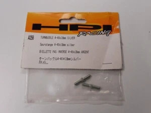 HPI A256 TURN BUCKLE 4-40X18MM SILVER - Picture 1 of 1