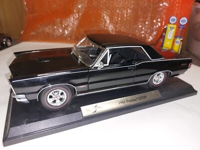 Maisto 1965 Pontiac GTO Hurst Edition Black 1:18 Scale Die Cast No Box Pre-Owned - Image 1 of 4