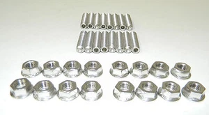 Small Block Ford SBF 289 302 Stainless Steel Exhaust Header Studs 16Pcs. NEW - Picture 1 of 2