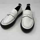 ATELJÉ 71 New York White Patent Leather Creeper Emo Grunge Penny Loafers Women 5
