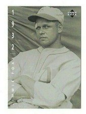 JIMMIE FOXX THE AMERICAN EPIC PHILADELPHIA ATHELETIC 42 UPPER DECK FREE SHIPPING