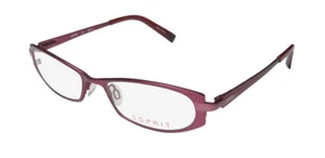 NEW ESPRIT 17404 EYEGLASS FRAME RECTANGULAR PURPLE 513 WOMENS 50-17-135 METAL & - Picture 1 of 8