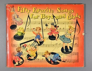 Fifty Favorite Songs For Boys and Girls, Whitman Publishing, 1935 - Picture 1 of 11