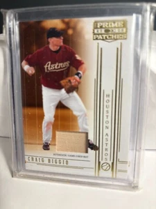 2005 Donruss Prime Patches Craig Biggio GU Bat Card. Ser#'d - 133/150 - Bild 1 von 2