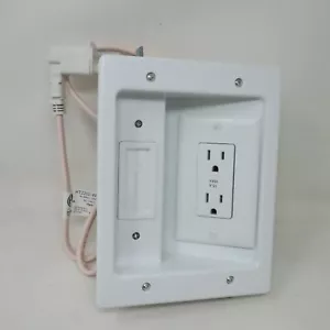 Legrand HT2202-WH-V1 Alimentazione TV da Parete - Solo Scatola da Parete - Foto 1 di 2