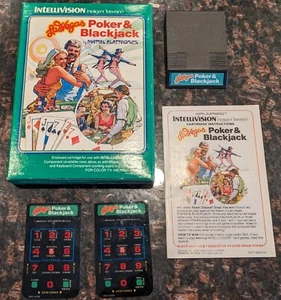 CIB Las Vegas Poker e Blackjack (Intellivision) COMPLETO DI SCATOLA, TESTATO - Foto 1 di 4
