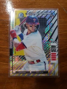 2021 Bowman Chrome Alec Bohm Ascensions Rookie Case Hit Mega Mojo Refractor BA-3 - Picture 1 of 12