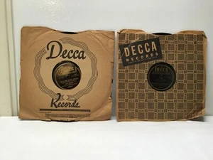 2 Vintage Bing Crosby 78 RPM Records-1 With The Andrews Sisters - Picture 1 of 12