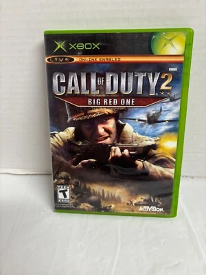 Call of Duty 2 Big Red Eye Microsoft Xbox ,2005 ) Complete - Image 1 of 3