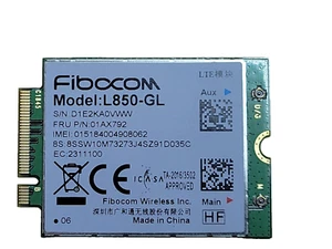 FIBOCOM L850-GL WWAN LTE 4G CARD Lenovo Yoga Thinkpad T480 T580 T590 - Afbeelding 1 van 1