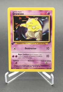 1999 Pokemon Basisset 1. Auflage SPANISCH Drowzee Nr. 49/102 NP/NM * - Bild 1 von 2
