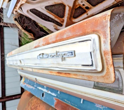 Dodge Coronet 440 1965 acabado maletero panel moldura OEM Foto 1 de 4