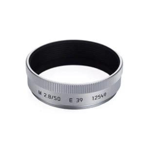 Brand New Unused ELMAR-M 50mm F2.8 f/2.8 Silver Chrome Metal Lens Hood E39 12549 - Picture 1 of 1