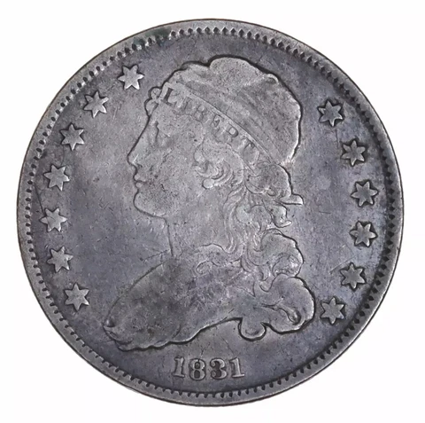 1831 Capped Bust Quarter (Small Letters ) - VF Cover