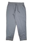 American Eagle Xl Jogger Tapered Leg Gray Soft Thin Stretch Polyester Men's