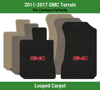 Alfombrillas Lloyd Classic Loop Front File para GMC Terrain '11-17 con logotipo GMC 1 rojo Foto 1 de 4