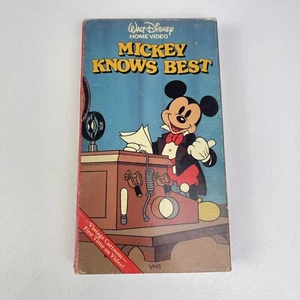 Walt Disney Home Video Mickey Knows Best VHS 1989 Donald Duck Goofy - Bild 1 von 12