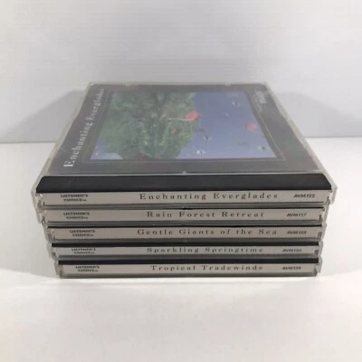Nature's Magic CD Bundle Lot x 5 Albums Everglades Rainforest Sea Springtime + - Image 1 of 4