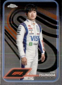 2024 Topps Cromo Fórmula 1 - Pilotos de F1 Yuki Tsunoda #17 - Imagen 1 de 2
