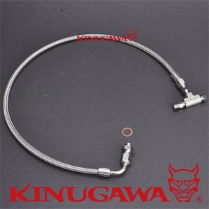 Turbo Oil Feed line 7/16”-24 Garrett TB02 T25 T28 GT Bush / Journal Bearing Type - Picture 1 of 1
