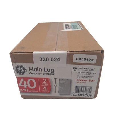Interruptor central de carga de orejetas principales interiores GE PowerMark Gold 40 Amp TL240SCUP Foto 1 de 4