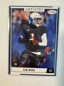 2024 Sage Artistry Cam Ward DARK BLUE #9 (RC) - Picture 1 of 2