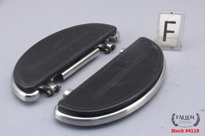 Harley Softail Heritage 2011 juego de estribo de conductor delantero cromo media luna #4119 Foto 1 de 4