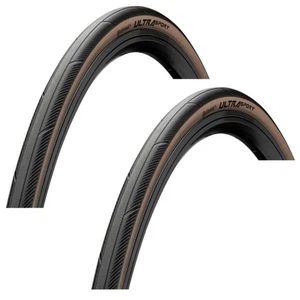 PAIR Continental ULTRA SPORT 700 x 28c BROWN WALL Folding Road Bike TYRES - Picture 1 of 9