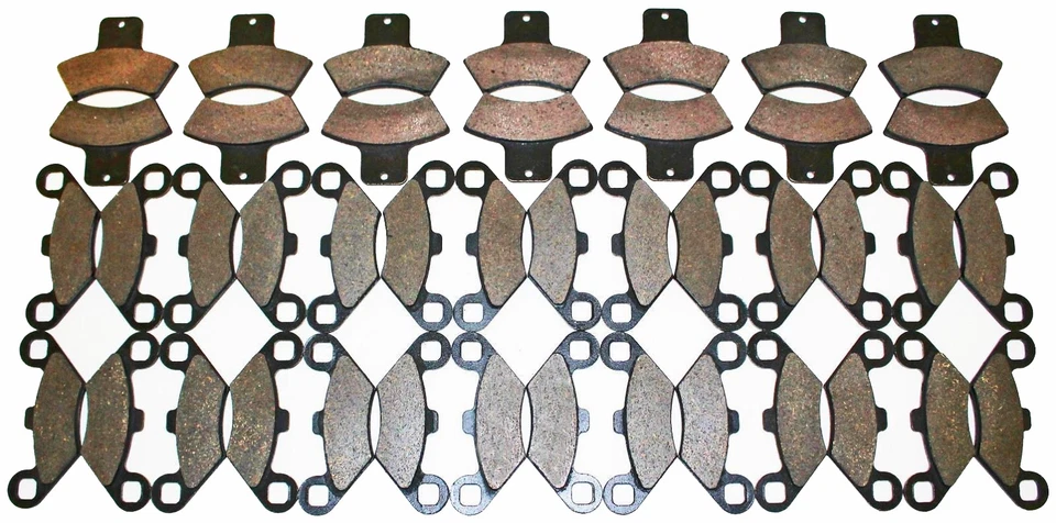 21 Sets 1999 Polaris 500 Magnum 4X4 Front And Rear Brake Pads — 第 1/1 张图片