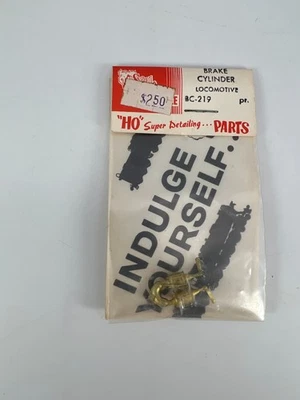 Cal-Scale HO Model Train Repro Part Brass #BC-219 Brake Cylinder Locomotive New - Image 1 of 3