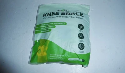 Wellnee Unissex Adultos Silicone Estofamento Joelho Suporte AC2 Cinza Tamanho Único NOVO - Imagem 1 de 2