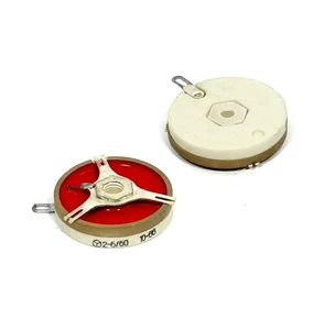 4pcs Variable Tuning Trimmer Capacitors 6-60pF 500V Ceramic Silver KPK-2 USSR - Picture 1 of 3