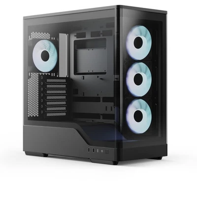 Aerocool P500A-BK-v1 , Tower-Gehäuse, schwarz