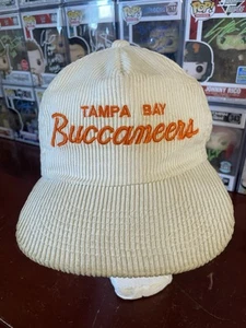 Vintage Tampa Bay Buccaneers Sports Specialties Cord Schrift Mütze / Kappe - lesen - Bild 1 von 12