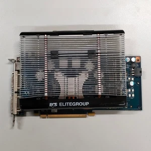 ECS EliteGroup NVIDIA 9600GT 512MB DDR3 PCIe 2.0 x16 Passive Cooled Graphics GPU - Picture 1 of 14