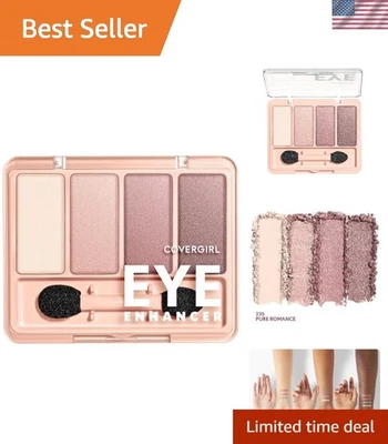 Potenciadores de ojos mate, nacarado y brillante: 4 tonos con textura sedosa y aplicador Foto 1 de 4