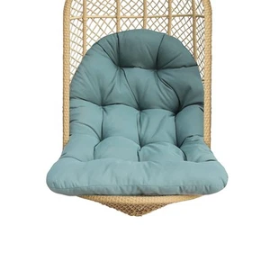 Patio Outdoor Hanging Basket Chair Cushions Egg Chair Swing Chair Pads Blue Lake - Picture 1 of 6