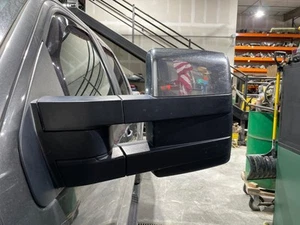 2007 - 2014 Ford F150 Driver LH Left Black/Chrome Heated Power Fold Door Mirror - Picture 1 of 5