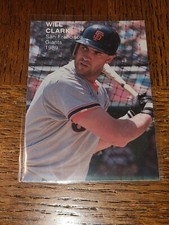 GIANTS WILL CLARK 1989 PACIFIC CARDS & COMICS BASEBALL'S BEST FOUR #6