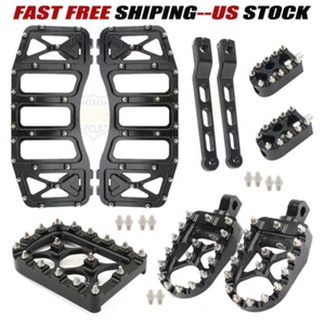 MX Floorboards Foot Peg Shifter Lever Pegs Pedal For Touring Road Glide Softail - Picture 1 of 14