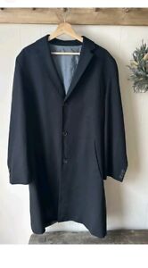 HUGO BOSS Black Jacket Trench Coat Overcoat Suit Black