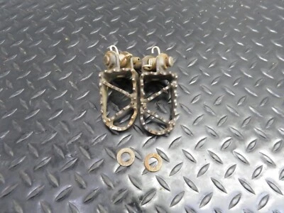 96 KTM 360 EXC MXC SX OEM FOOT PEGS RIGHT LEFT FOOT PEG SET - Image 1 of 4